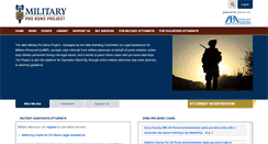 Desktop Screenshot of militaryprobono.org